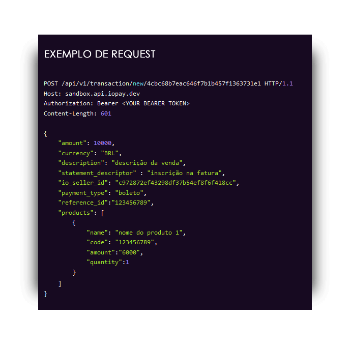 Checkout Transparente IOPAY