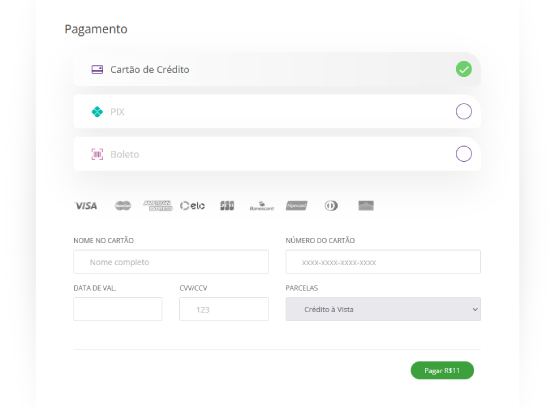 Checkout Transparente IOPAY
